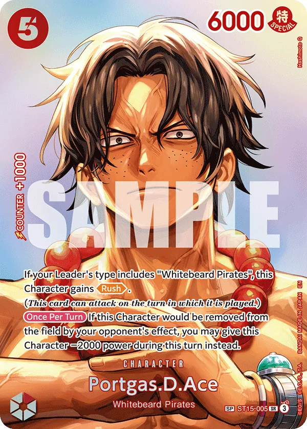 Portgas.D.Ace ST15-005 Alternate Art