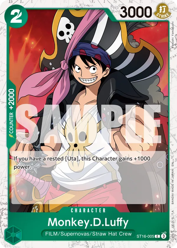 Monkey.D.Luffy ST16-005 Pirate Foil