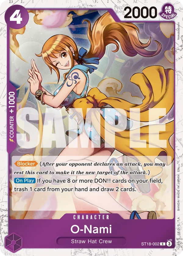 O-Nami ST18-002 Pirate Foil