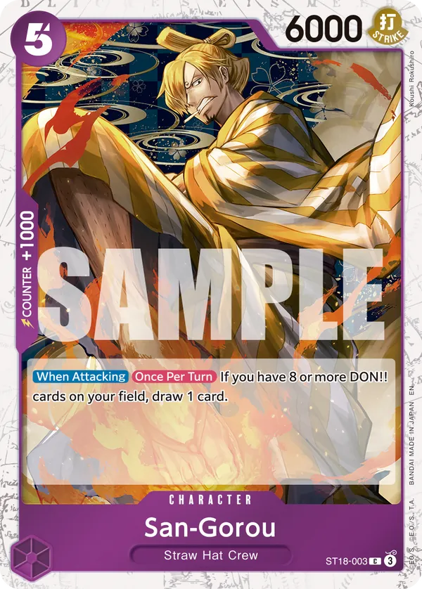 San-Gorou ST18-003 Pirate Foil