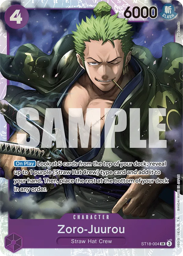 Zoro-Juurou ST18-004 Normal
