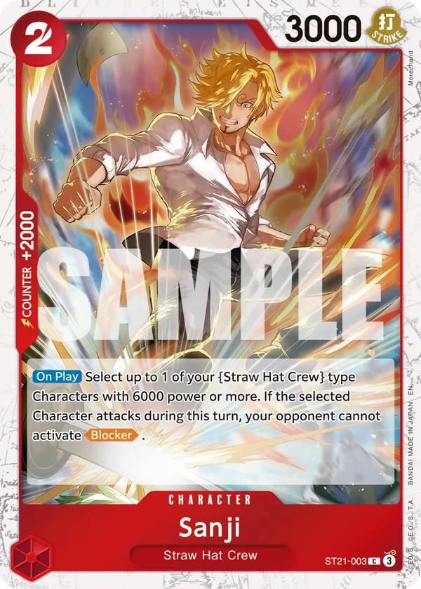 Sanji ST21-003 Pirate Foil