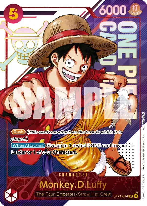 Monkey.D.Luffy ST21-014 Alternate Art