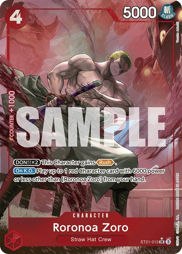 Roronoa Zoro ST21-015 Full Art