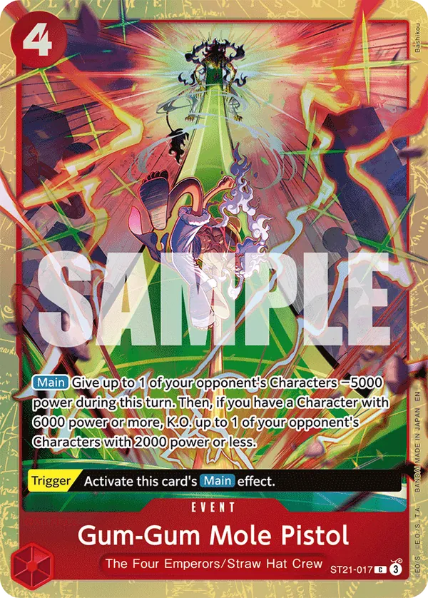 Gum-Gum Mole Pistol ST21-017 Alternate Art