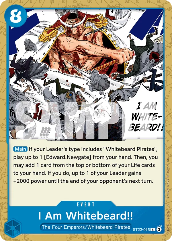 I Am Whitebeard!! ST22-015 Normal