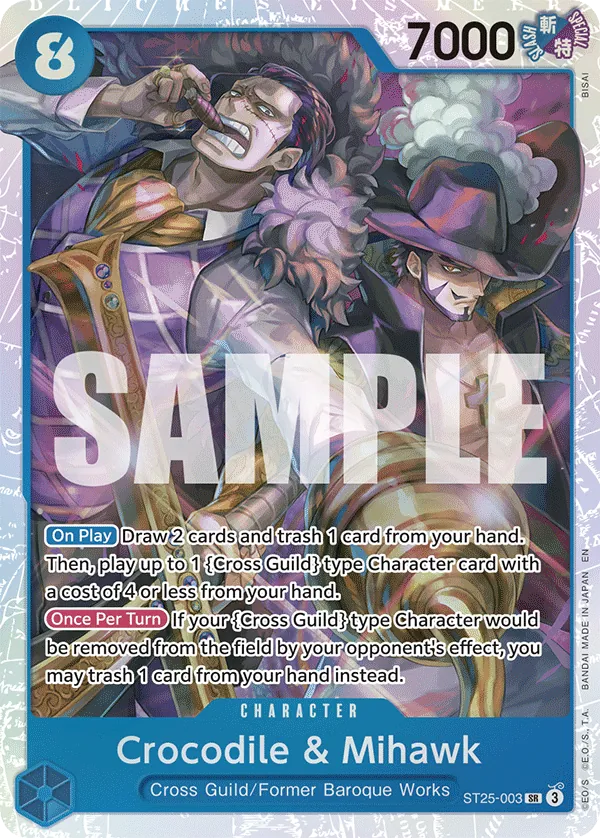 Crocodile & Mihawk ST25-003 Normal