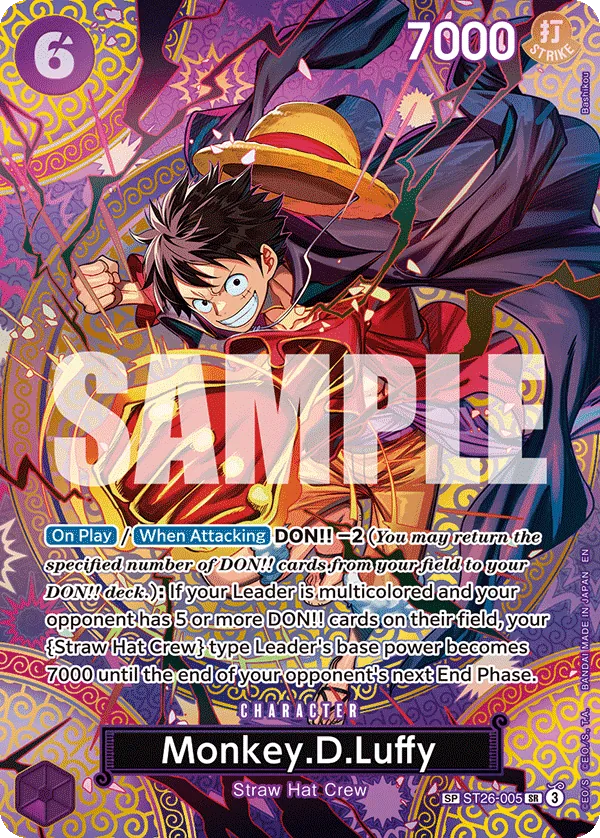 Monkey.D.Luffy ST26-005 Parallel