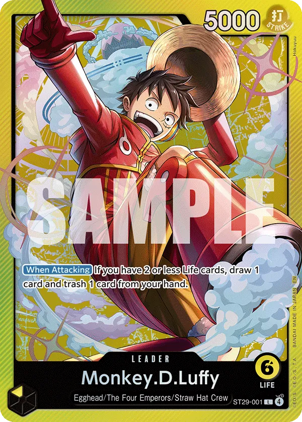 Monkey.D.Luffy ST29-001 Normal
