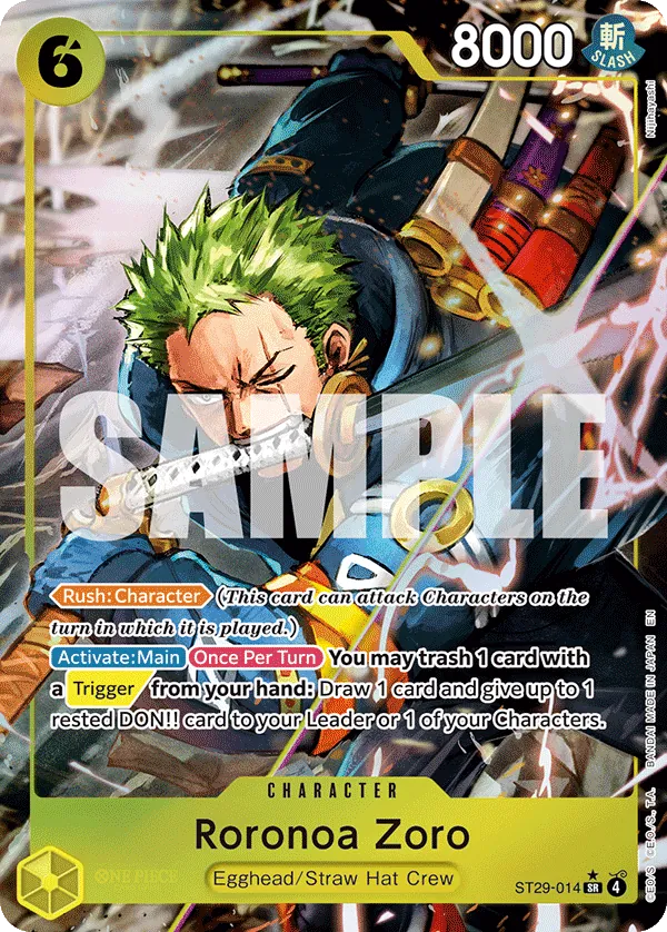 Roronoa Zoro ST29-014 Full Art