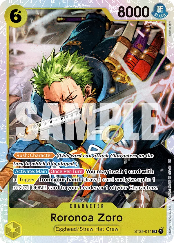 Roronoa Zoro ST29-014 Normal