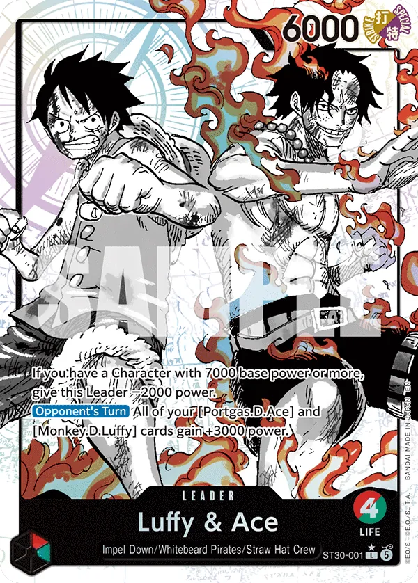Luffy & Ace ST30-001 Parallel