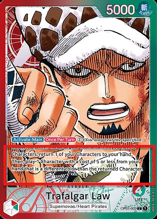 Trafalgar Law OP01-002 Alternate Art