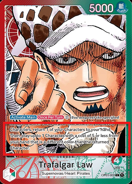 Trafalgar Law OP01-002 Alternate Art