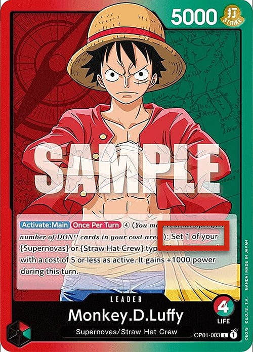 Monkey.D.Luffy OP01-003 Alternate Art