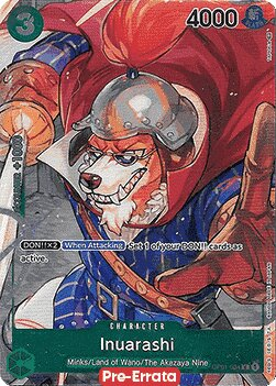 Inuarashi OP01-034 Alternate Art