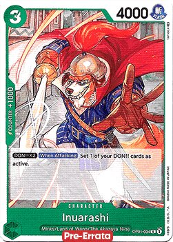 Inuarashi OP01-034 Alternate Art