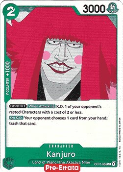 Kanjuro OP01-038 Alternate Art