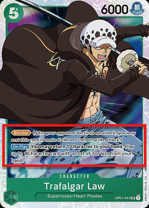 Trafalgar Law OP01-047 · Alternate Art