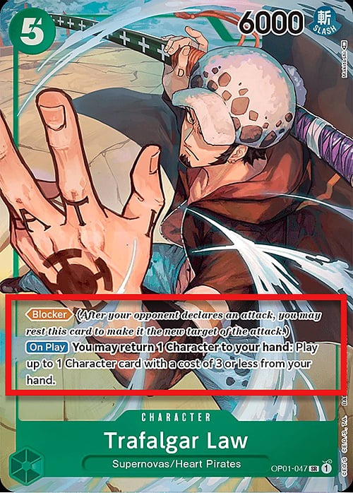 Trafalgar Law OP01-047 Alternate Art
