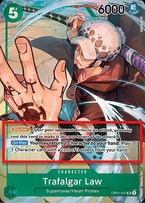 Trafalgar Law OP01-047 Alternate Art