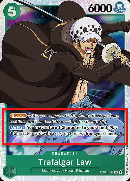Trafalgar Law OP01-047 Alternate Art