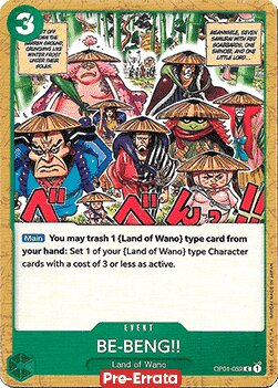 BE-BENG!! OP01-059 Alternate Art