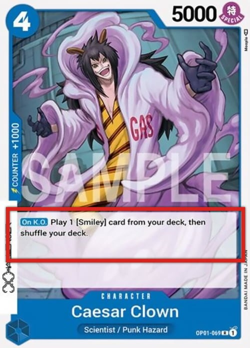 Caesar Clown OP01-069 Alternate Art