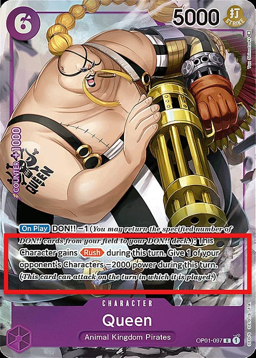 Queen OP01-097 Alternate Art