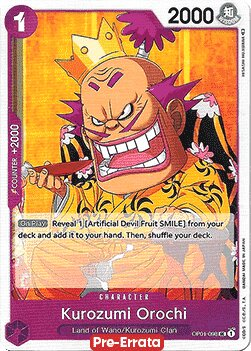 Kurozumi Orochi OP01-098 Alternate Art