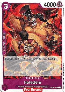 Holedem OP01-113 Alternate Art