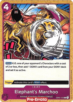 Elephant's Marchoo OP01-115 Alternate Art