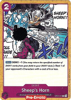 Sheep's Horn OP01-117 Alternate Art