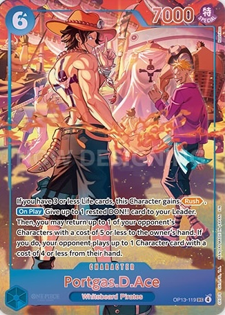 Portgas.D.Ace OP13-119 Alternate Art