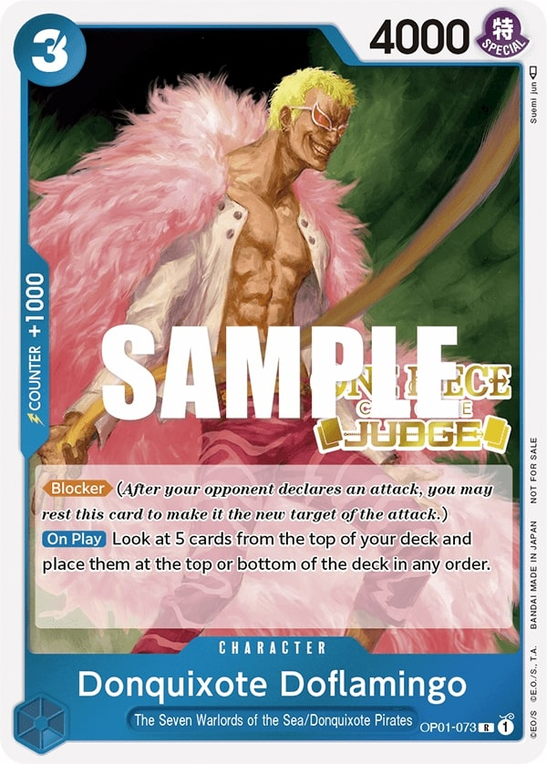 Donquixote Doflamingo OP01-073 · Alternate Art