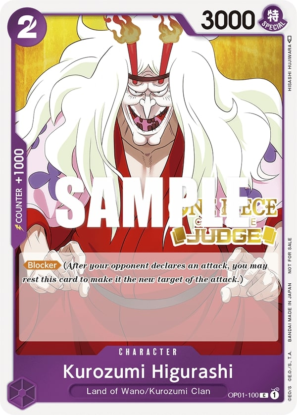 Kurozumi Higurashi OP01-100 Alternate Art