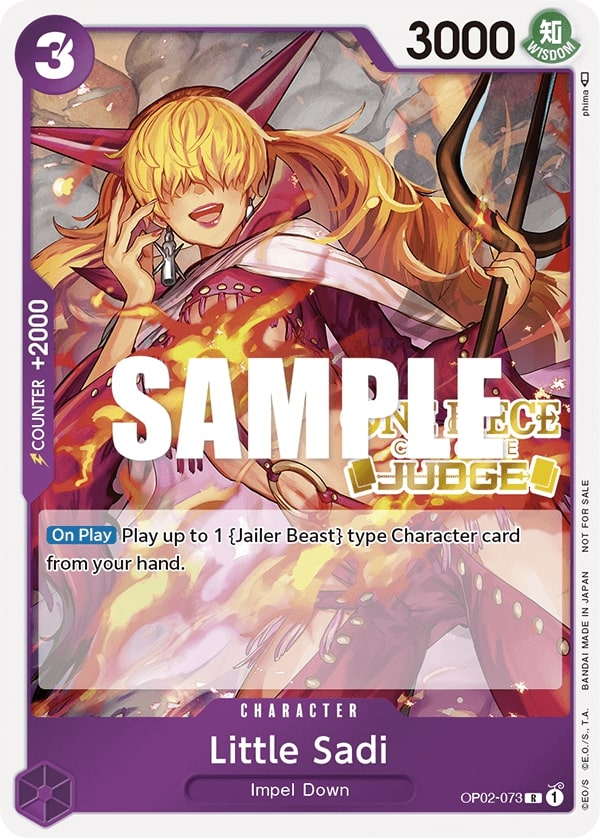 Little Sadi OP02-073 Alternate Art