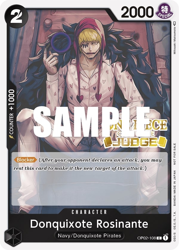 Donquixote Rosinante OP02-108 Alternate Art