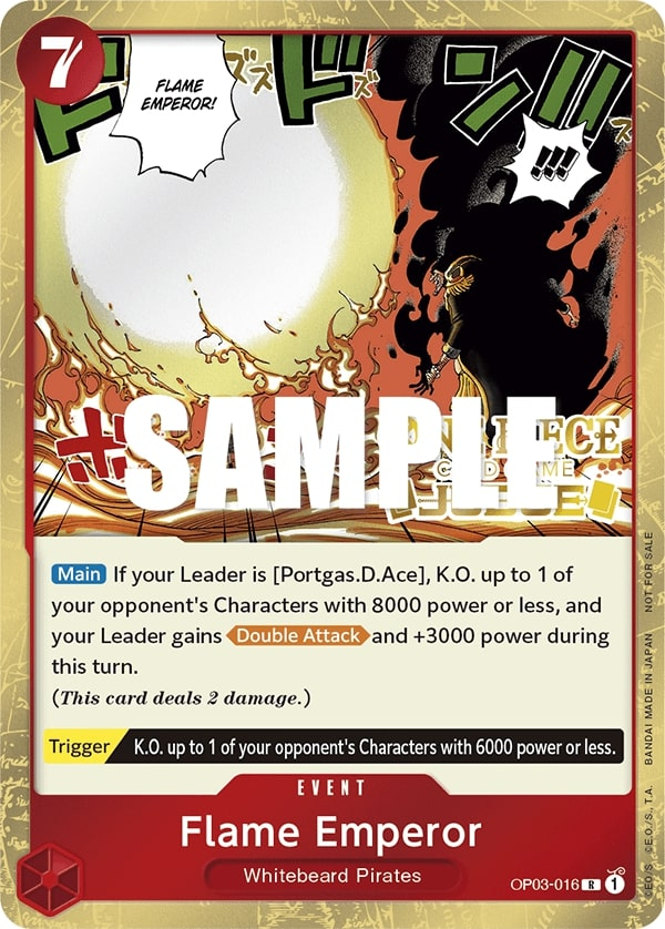 Flame Emperor OP03-016 Alternate Art