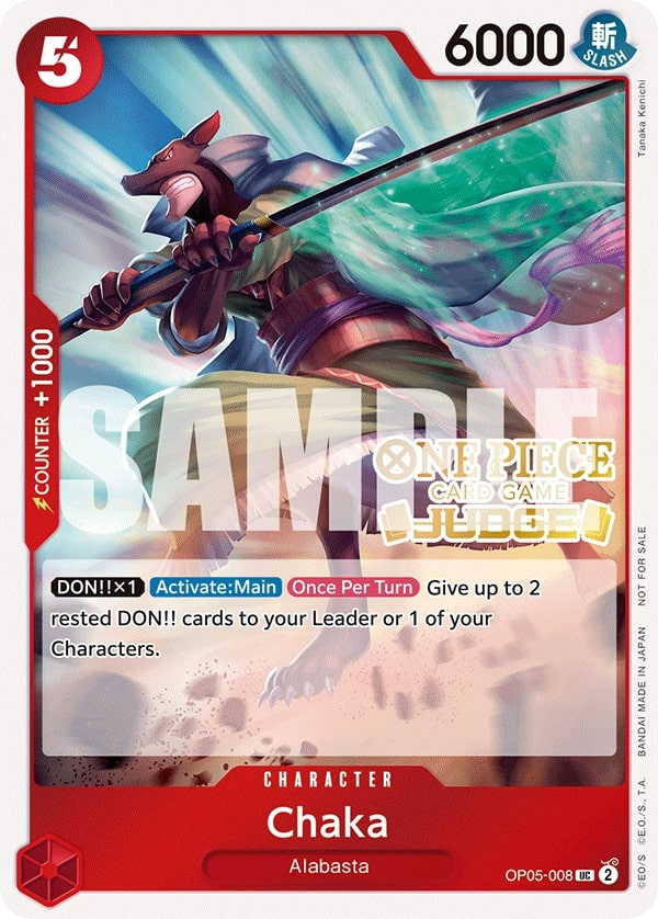 Chaka OP05-008 Alternate Art