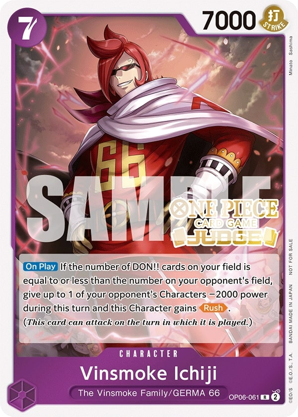 Vinsmoke Ichiji OP06-061 Alternate Art