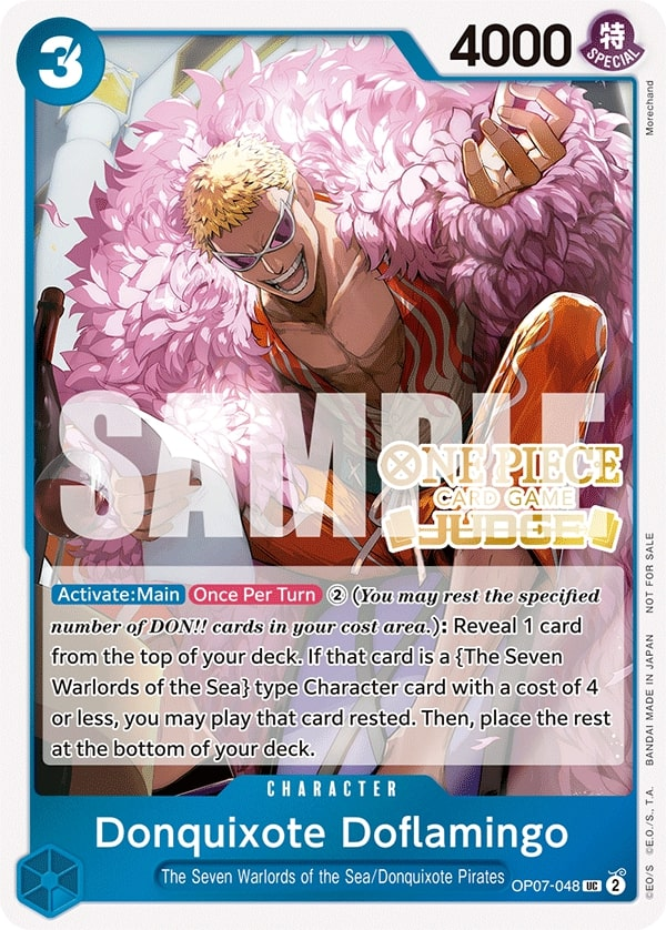 Donquixote Doflamingo OP07-048 Alternate Art