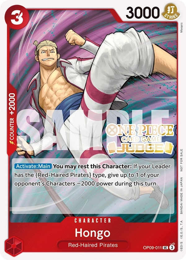 Hongo OP09-011 Alternate Art