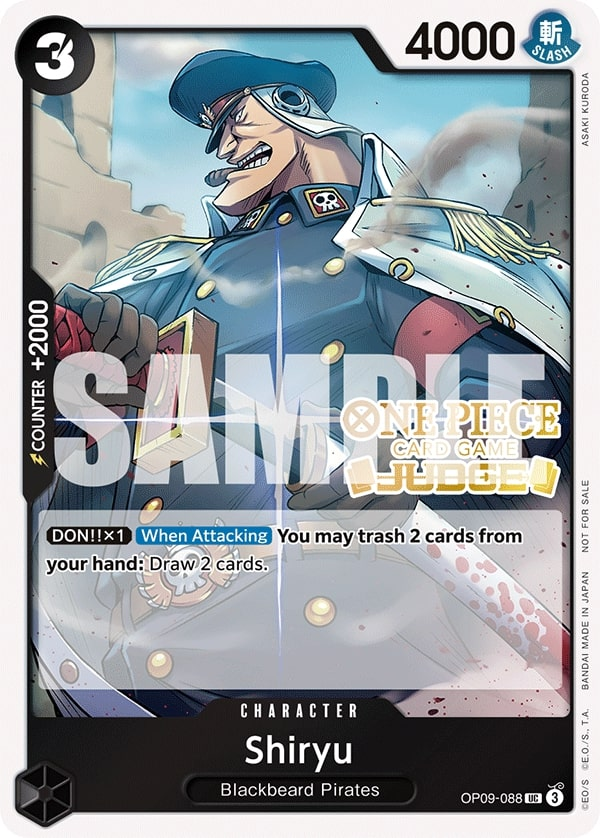 Shiryu OP09-088 Alternate Art