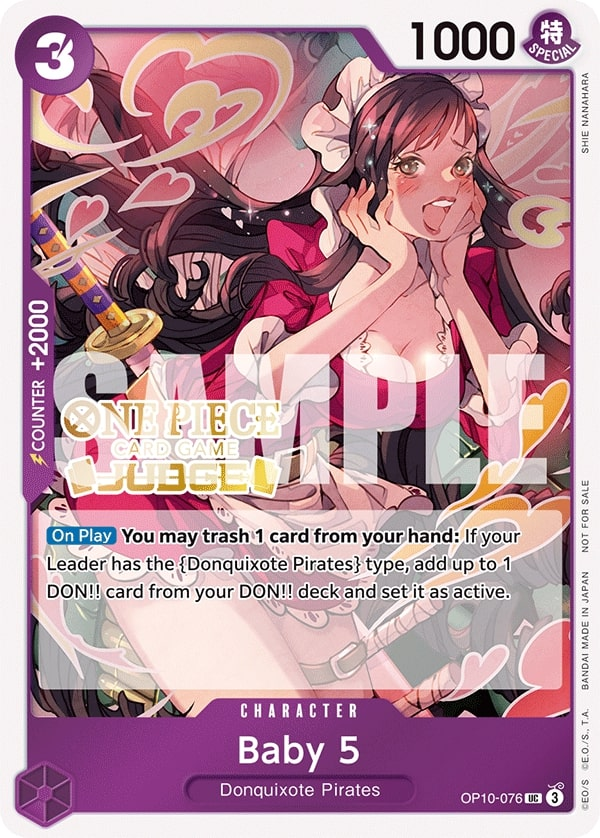 Baby 5 OP10-076 Alternate Art