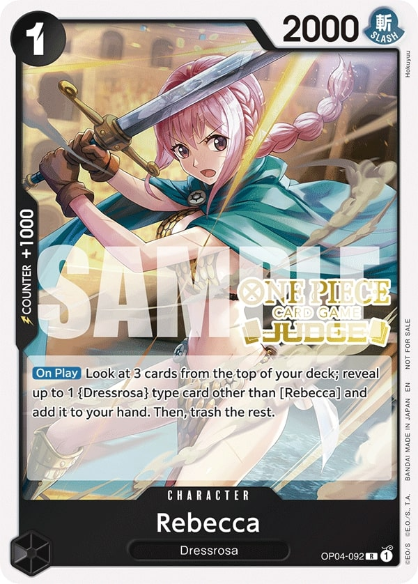 Rebecca OP04-092 Alternate Art
