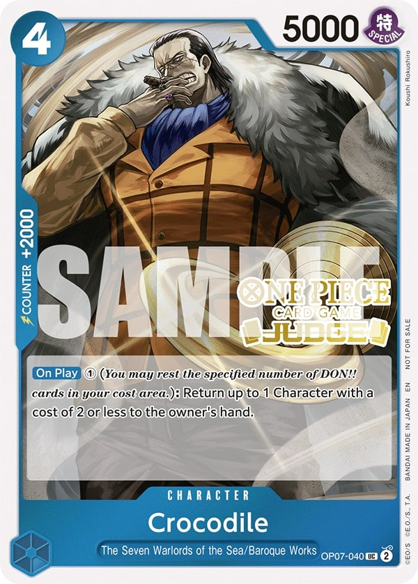 Crocodile OP07-040 Alternate Art