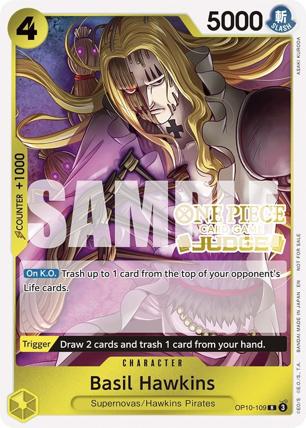 Basil Hawkins OP10-109 Alternate Art