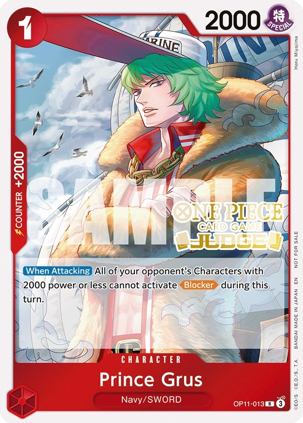 Prince Grus OP11-013 Alternate Art