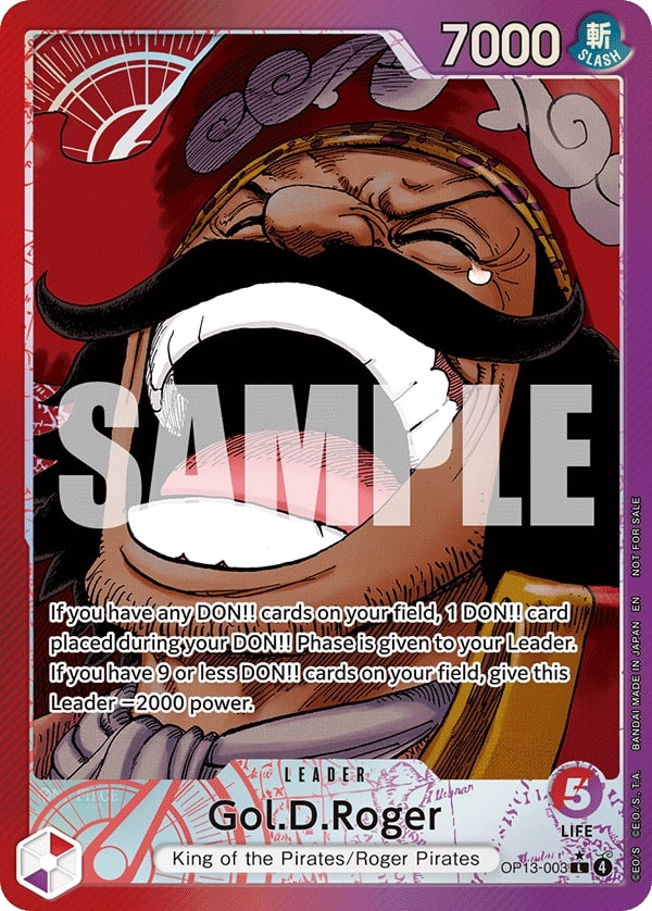 Gol.D.Roger OP13-003 Alternate Art